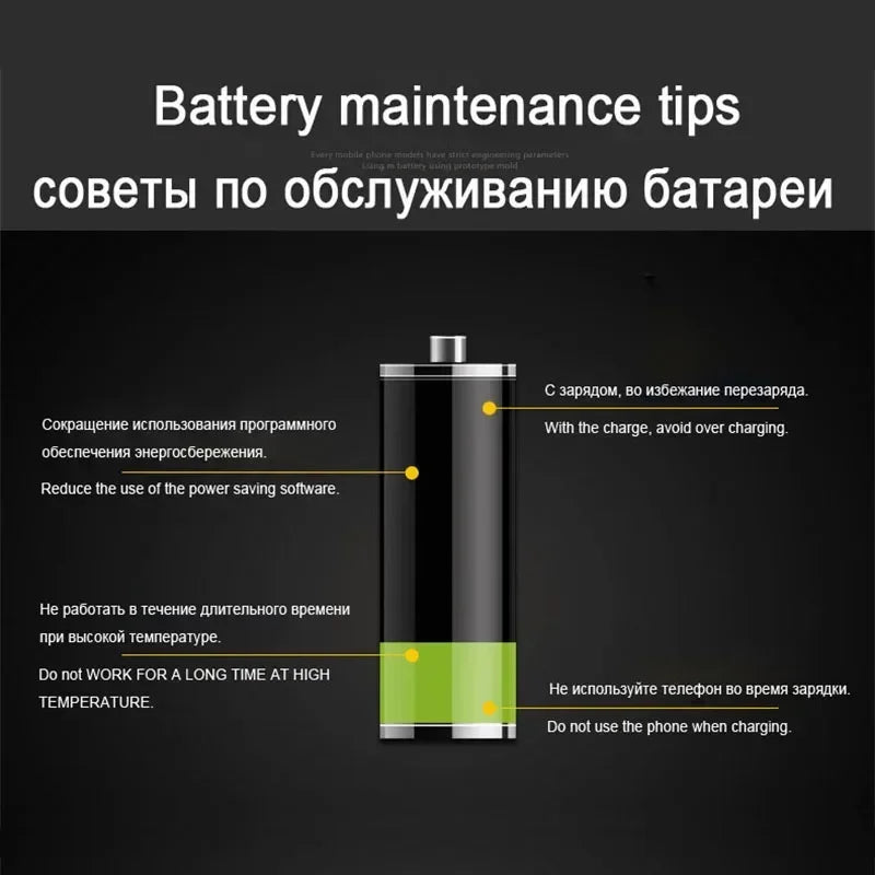 Battery For  iPhone 6 6S 5 5S SE 6P 6SP 7 7Plus 8 8Plus X XR XS 11 SE2 4 4G 4S Pro MAX Replacement Batteria + Free Tools